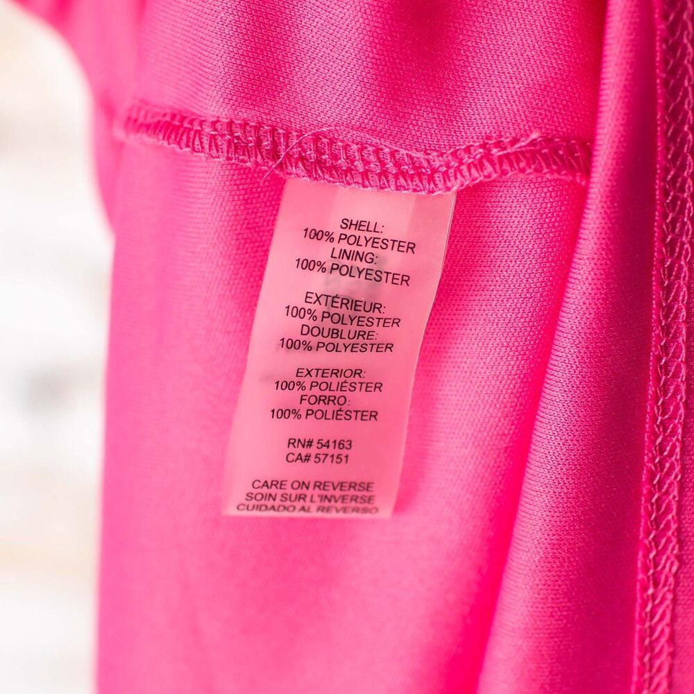 Tommy Hilfiger Women's Size 6 Pink Tiered Midi Dress Flutter Sleeve Textured - Picture 4 of 7